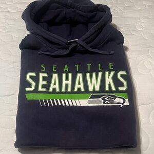 NFL Seattle Seahawks Navy and Green Sweater